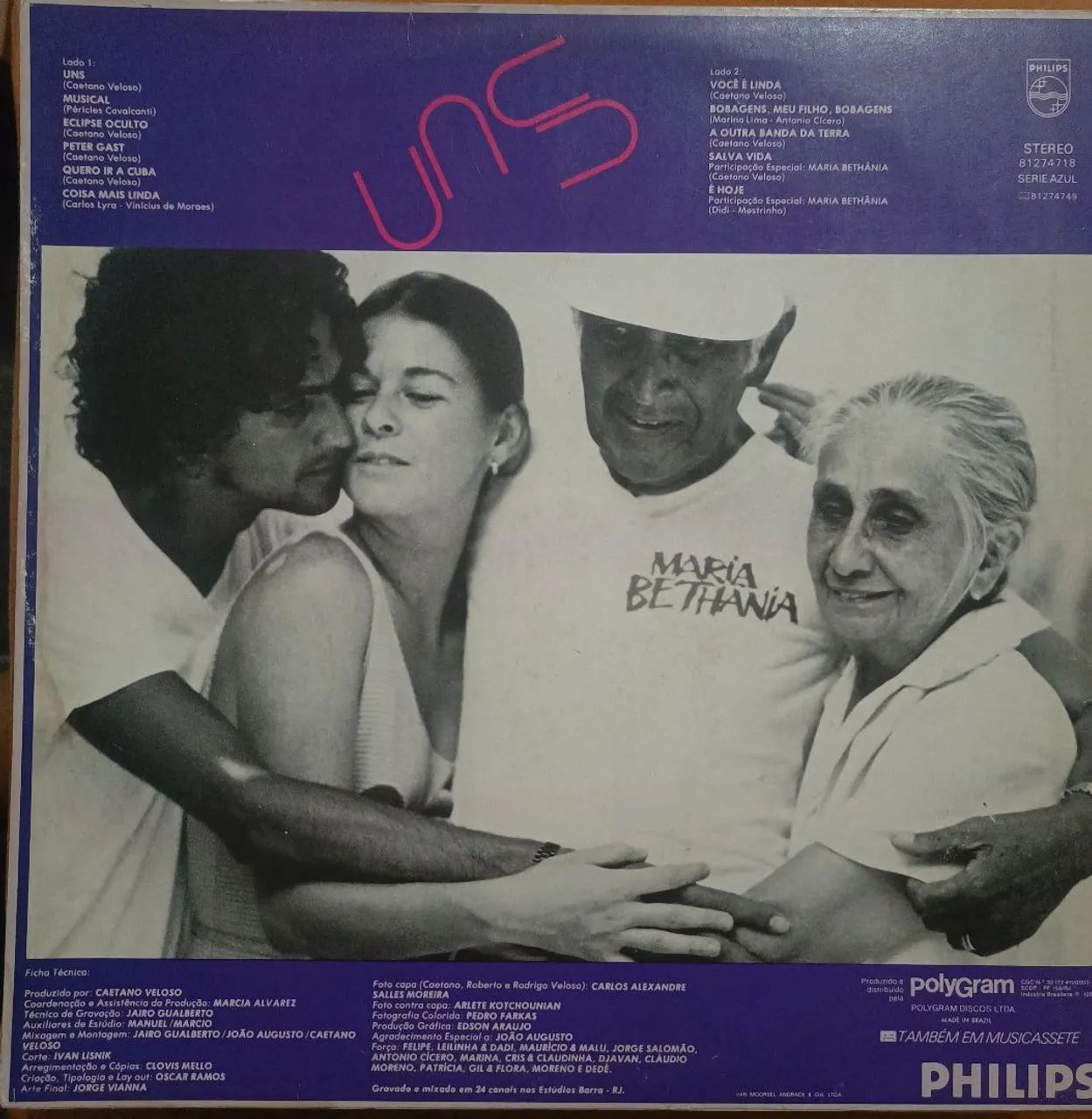 LP Caetano Veloso Uns  - Foto 2