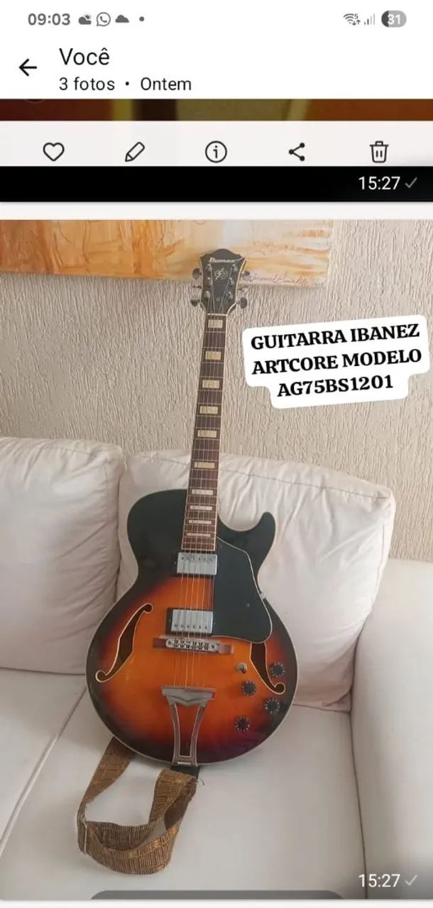 GUITARRA IBANEZ ARTCORE 