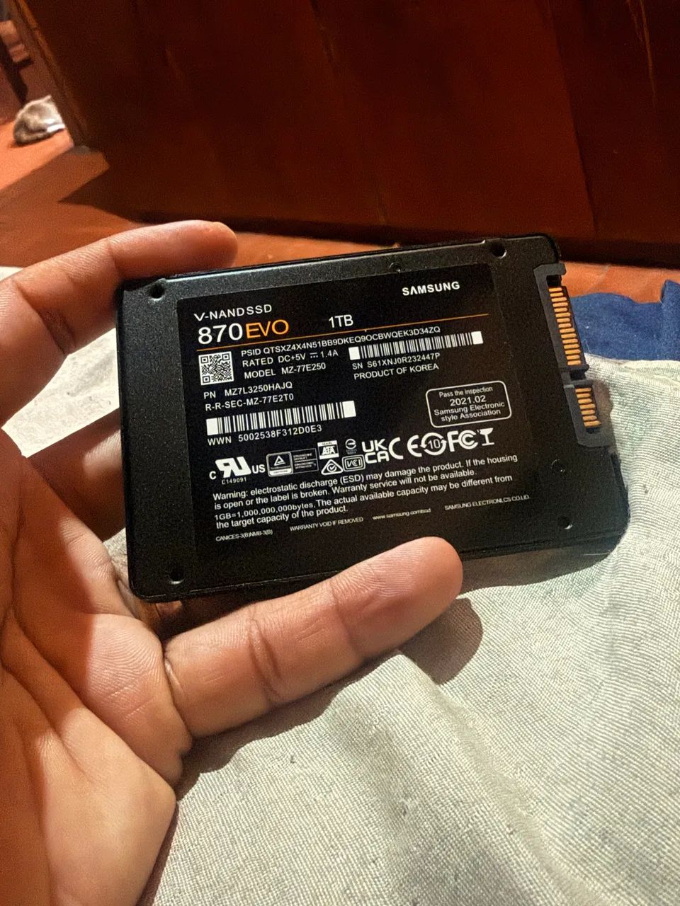 Ssd sata 1tera