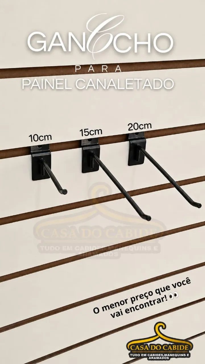GANCHO PARA PAINEL CANALETADO-ATACADO  - Foto 2