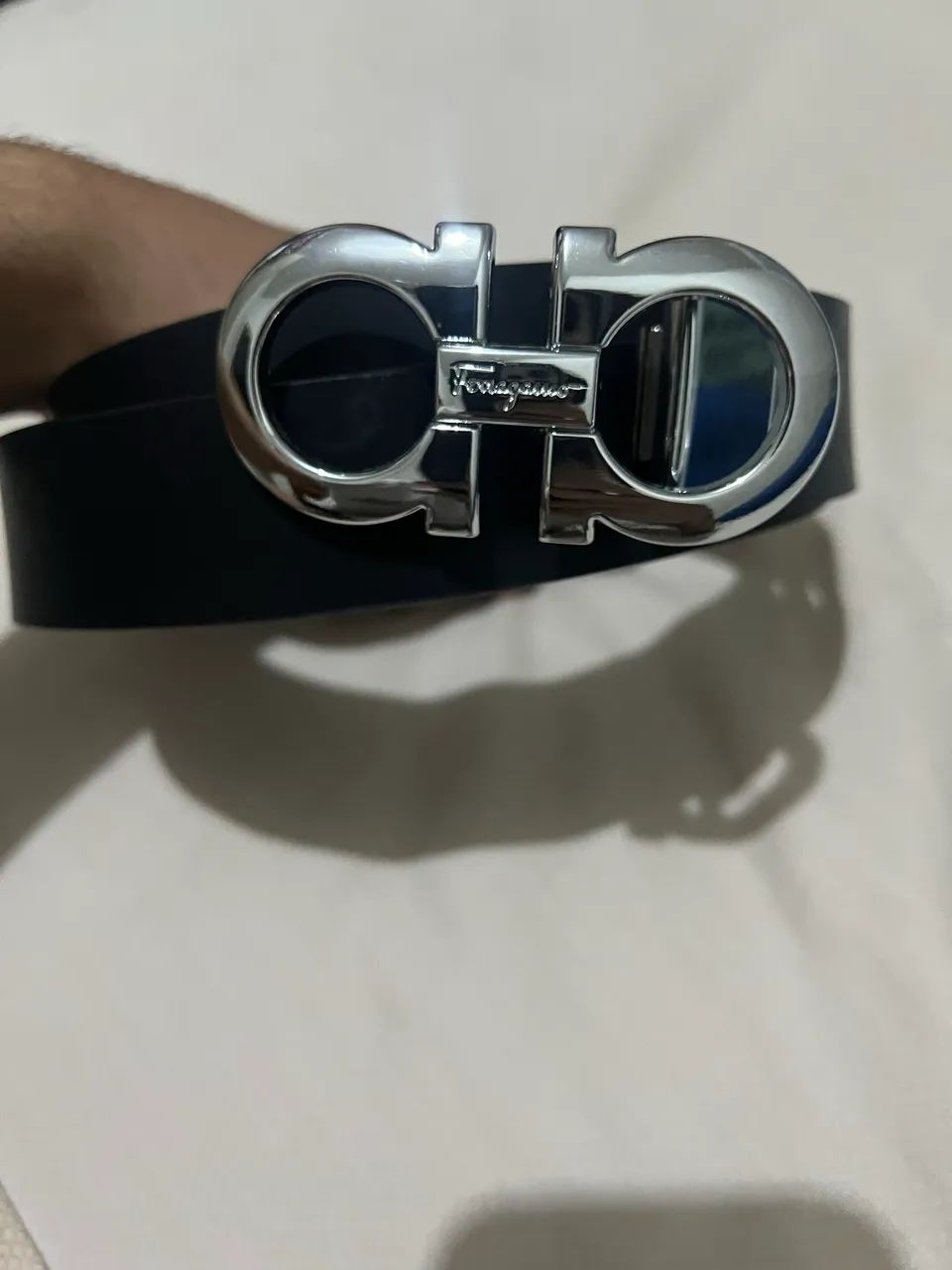 Cinto ferragamo original! Duas faces preto & marrom!  - Foto 5