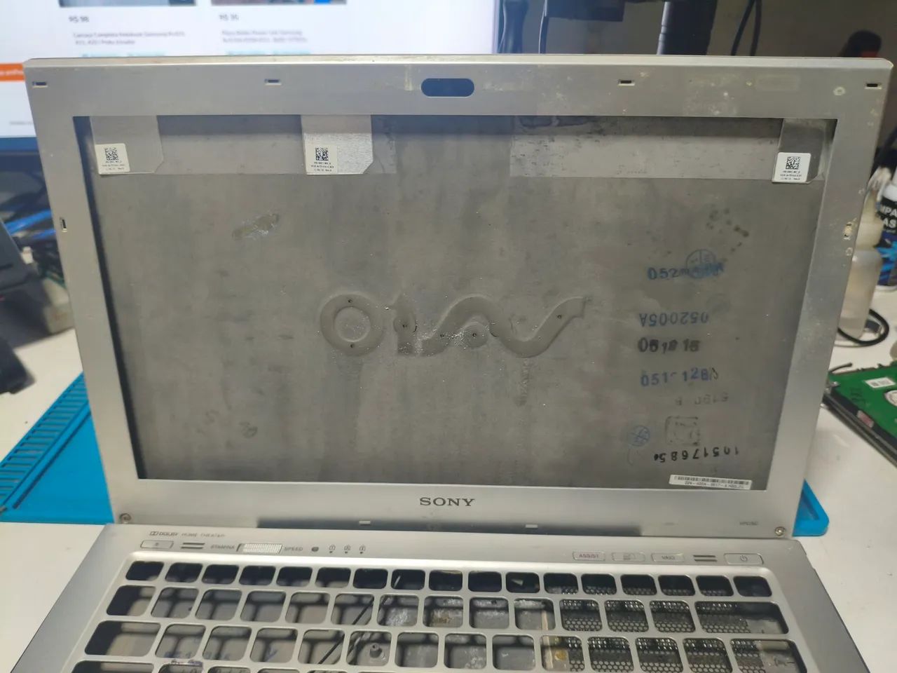 Carcaça Notebook Sony Vaio Pcg412171 Cinza - Foto 2