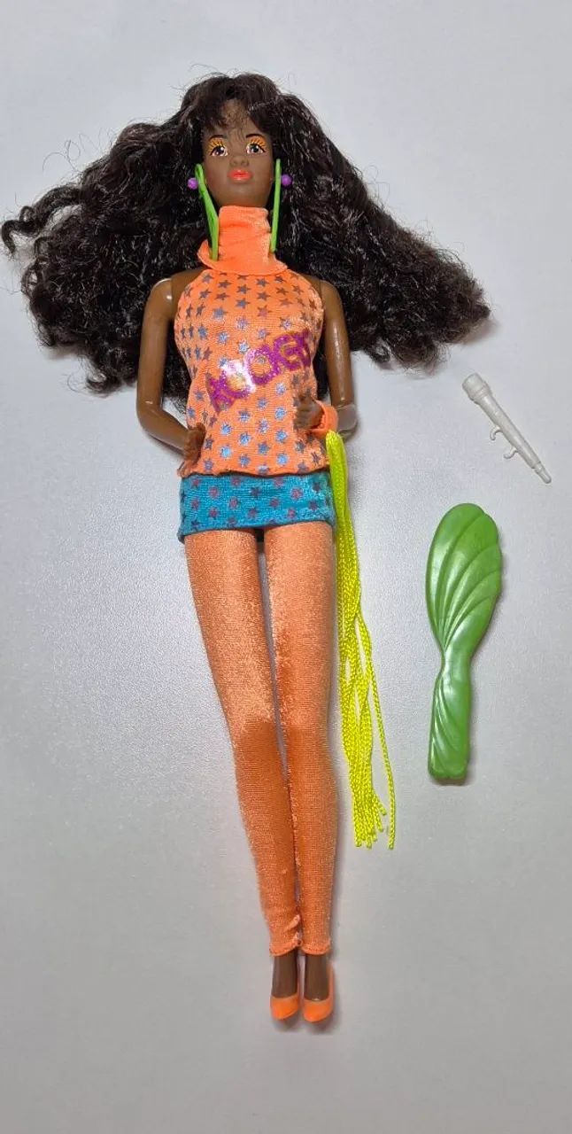 Boneca Barbie e rockers Dee Dee 1986 usada - Foto 4