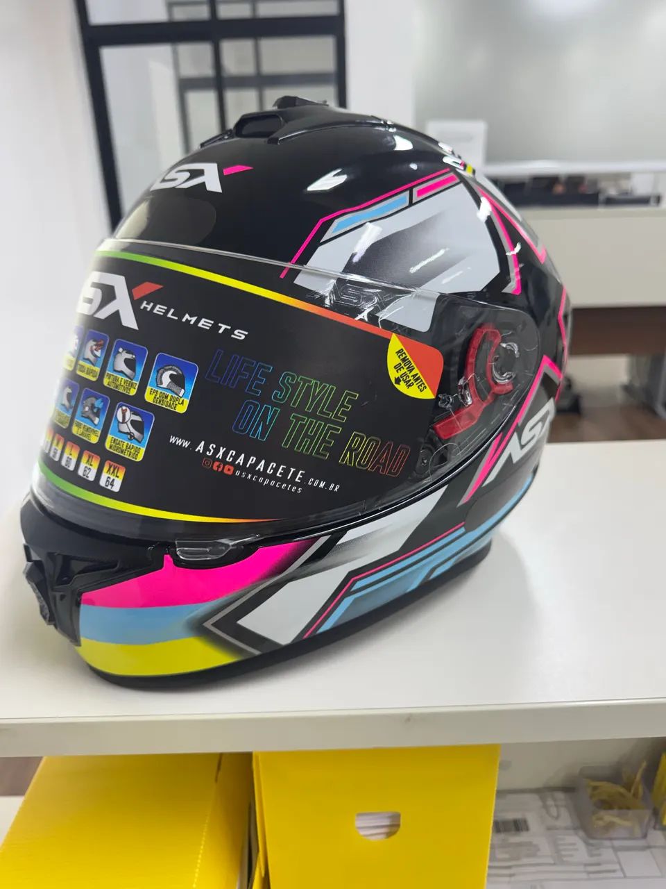 Capacete asx - Foto 2