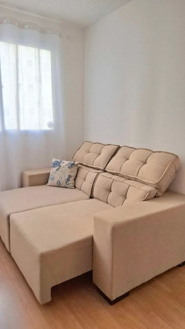 Sofá retrátil e reclinável 