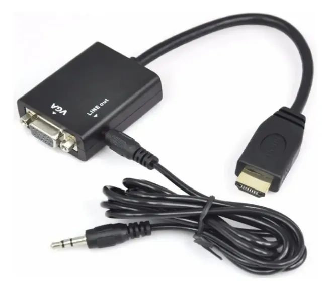 Cabo Adaptador Hdmi X Vga Com P2 Kap-v079 - Foto 5