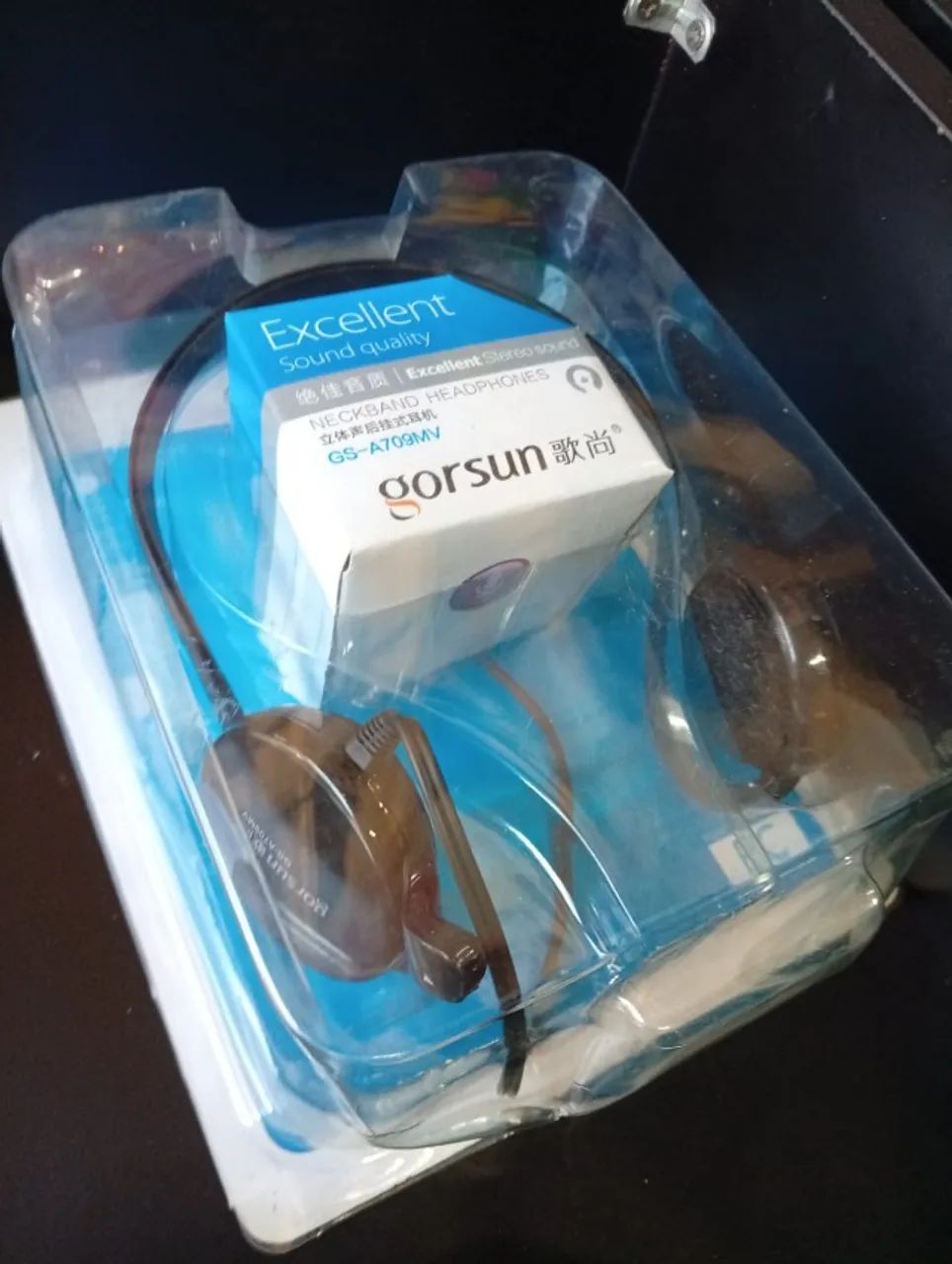 Fone de ouvido com microfone para notebook computador