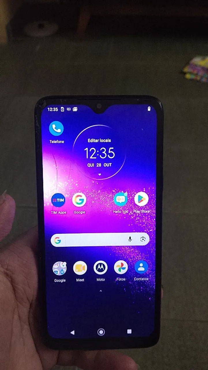 Motorola one usado funcionando perfeitamente aceito cartão