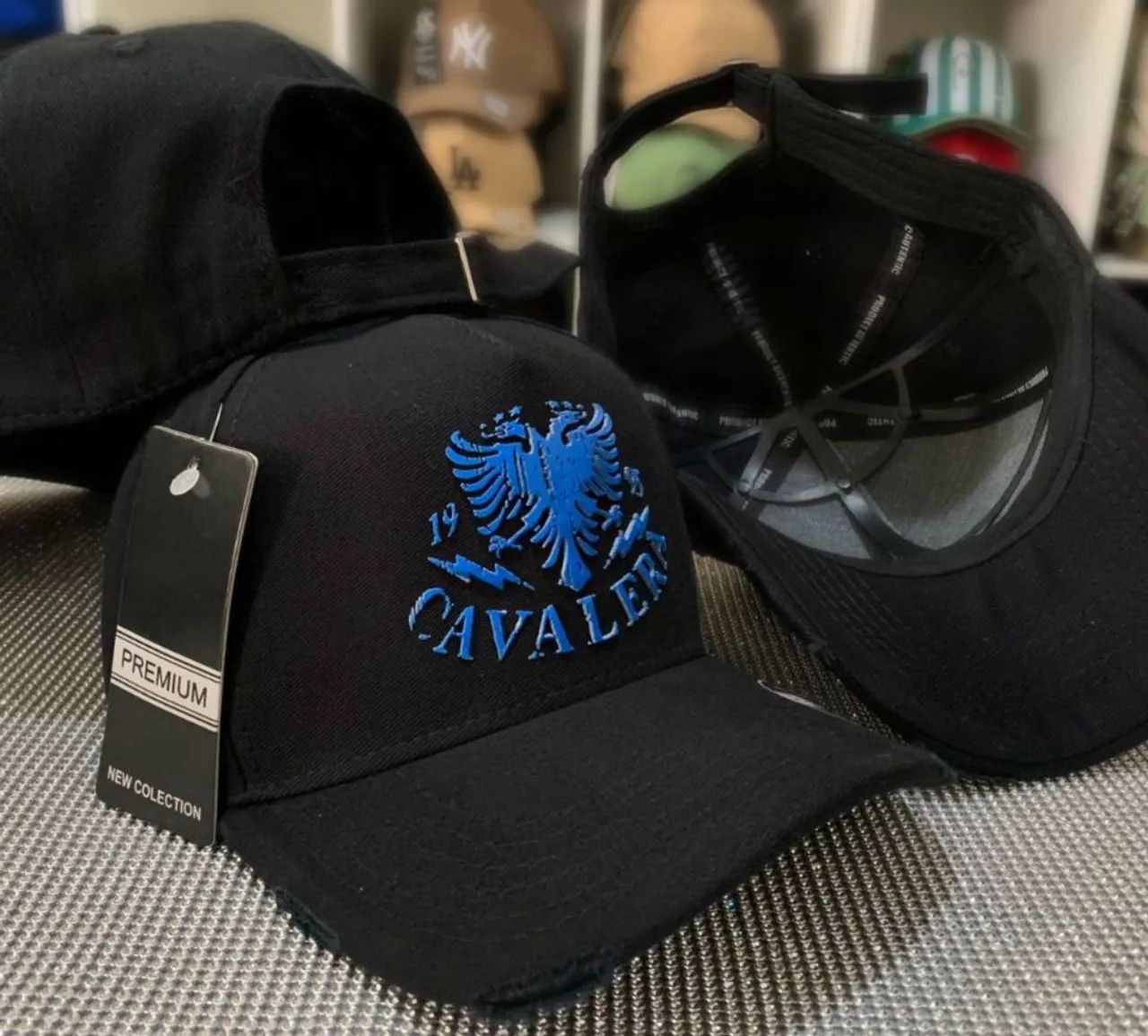 Boné Cavalera Rasgadinho Preto 