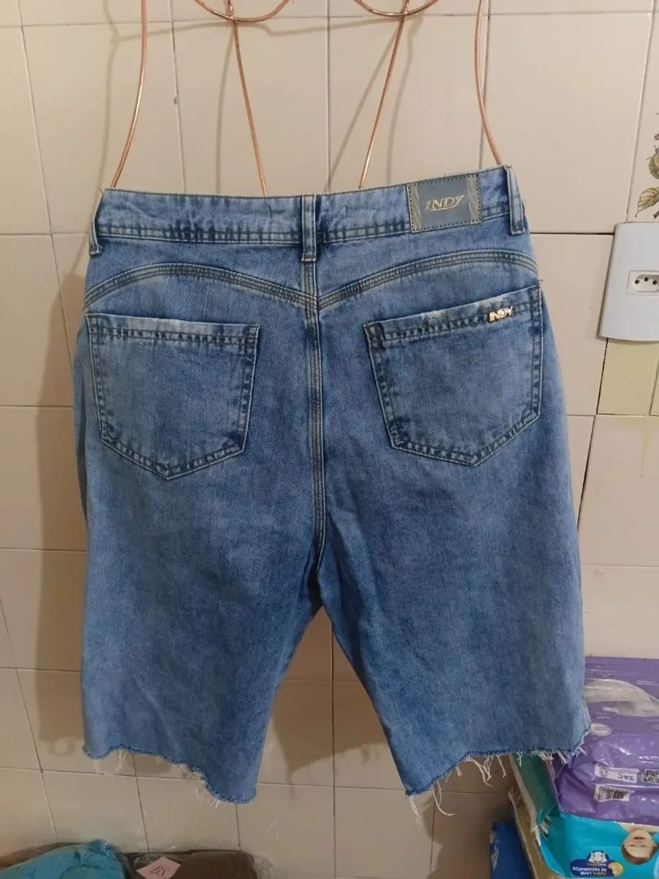 Bermuda jeans indy feminina  - Foto 2