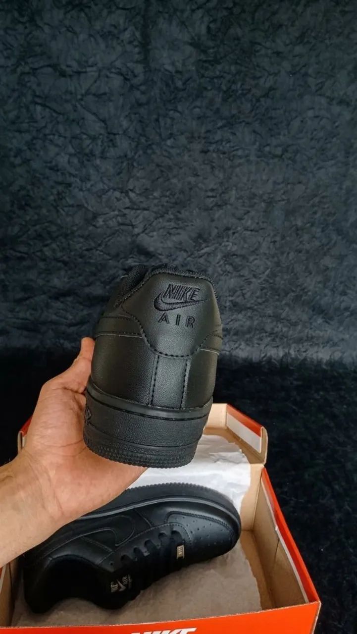 Tênis Nike Air Force 1 Black (All Black)  - Foto 5