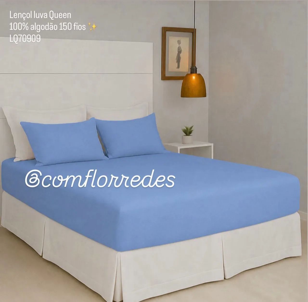Lencol luva Queen - RECEBA EM CASA  - Foto 5
