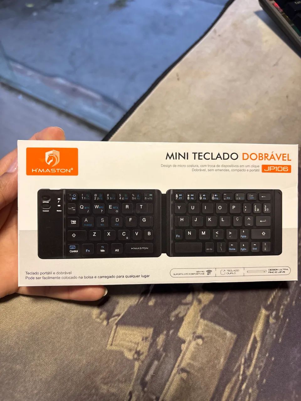 Mini Teclado Dobrável - JP106