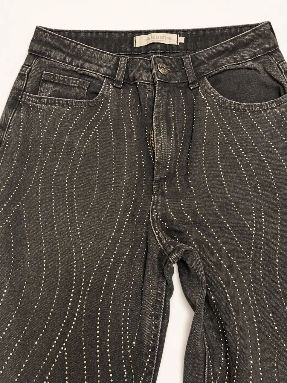 Calça jeans com aplicação brilhos  - Foto 3