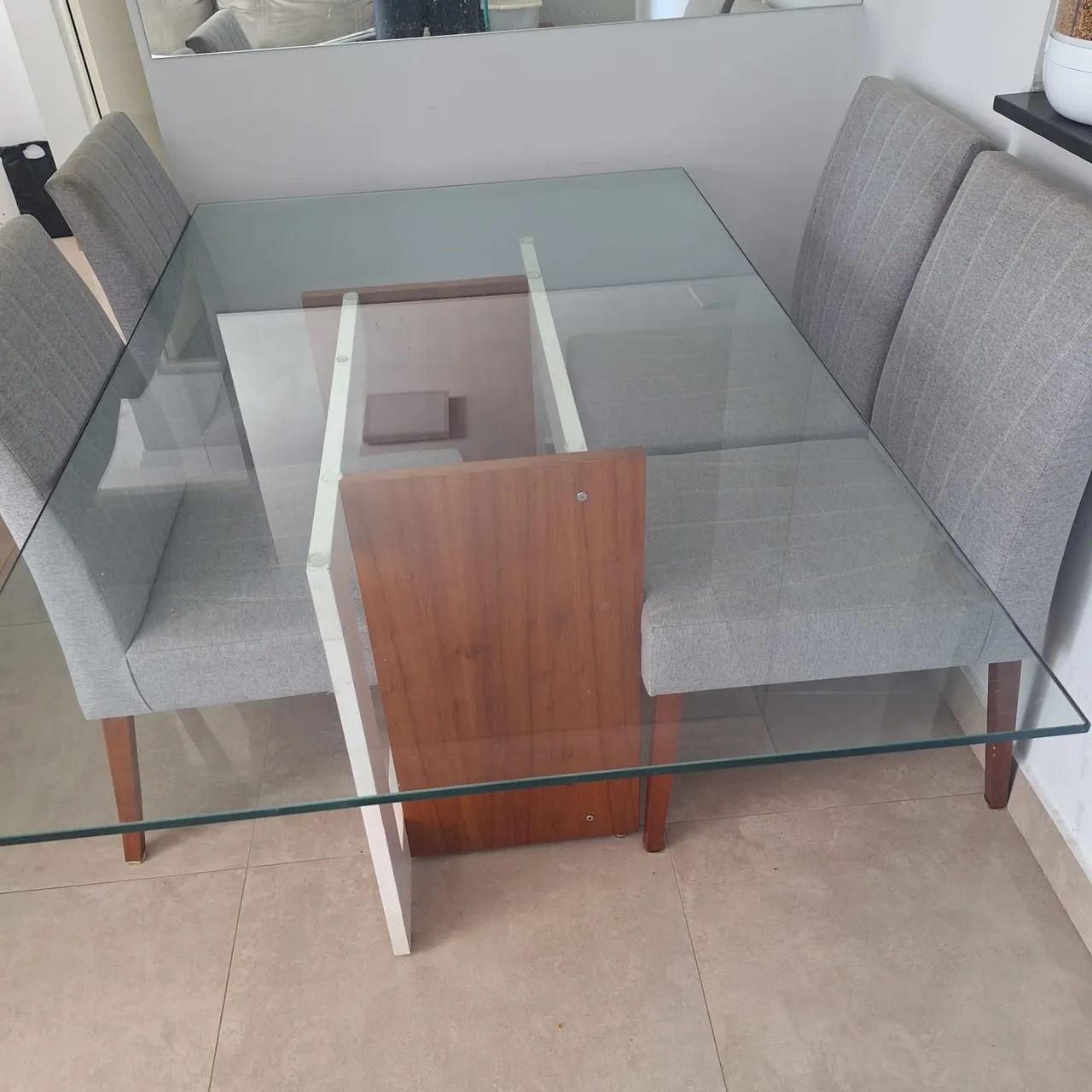 Mesa de jantar com 4 cadeiras - Foto 2