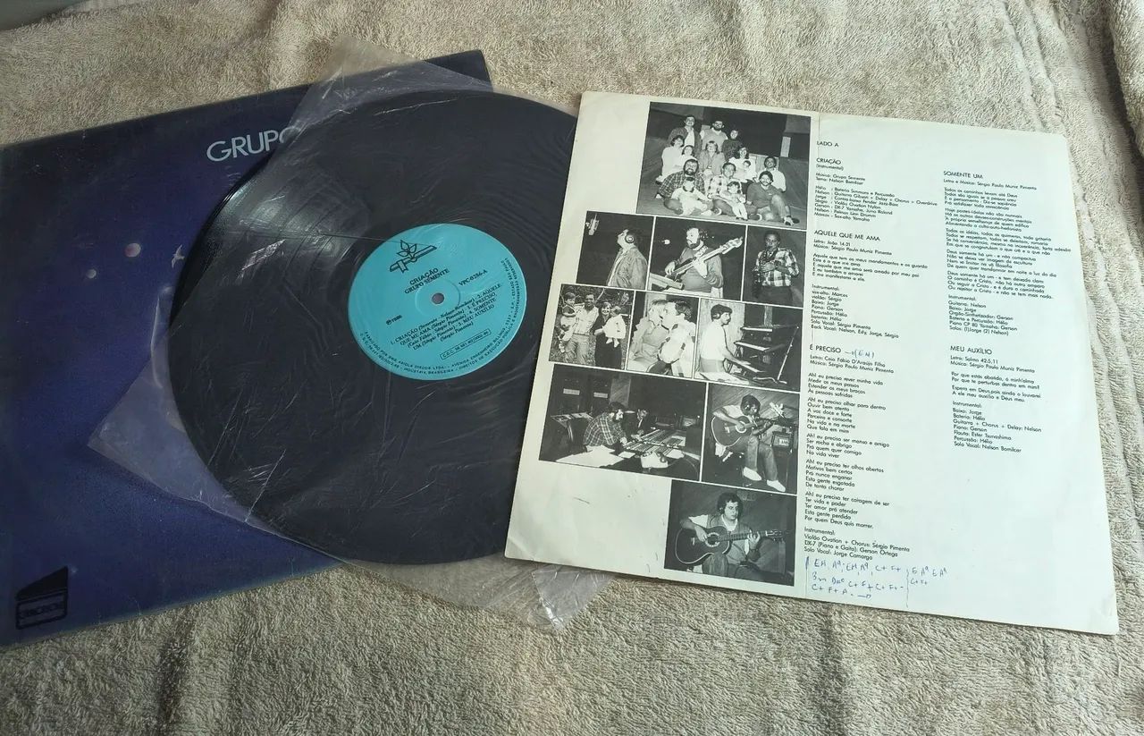 Lp disco de vinil gospel do Grupo Semente - Foto 3