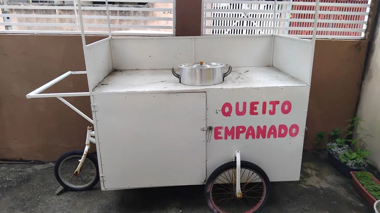 Carrinho de queijo empanado  e churrasquinho - Foto 2