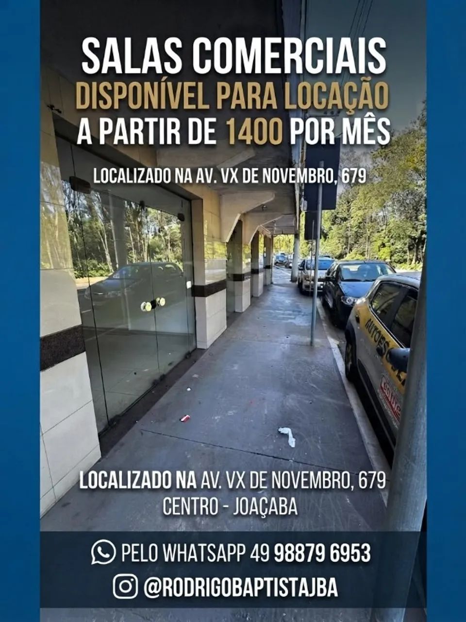 SALAS COMERCIAIS PARA LOCAÇÃO 