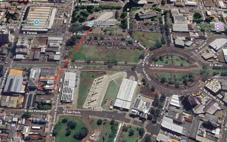 Salas Comerciais, 80m² e 60m² Próxima à Prefeitura de Cascavel - 1º Andar