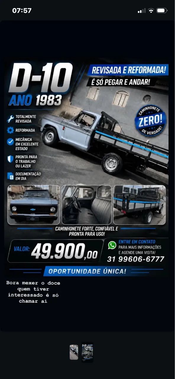 Caminhonete D10