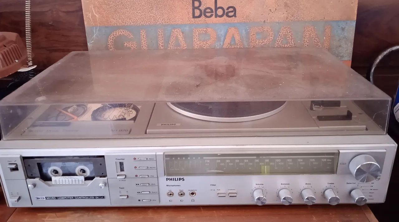 Rádio toca fitas toca disco Philips - Foto 2