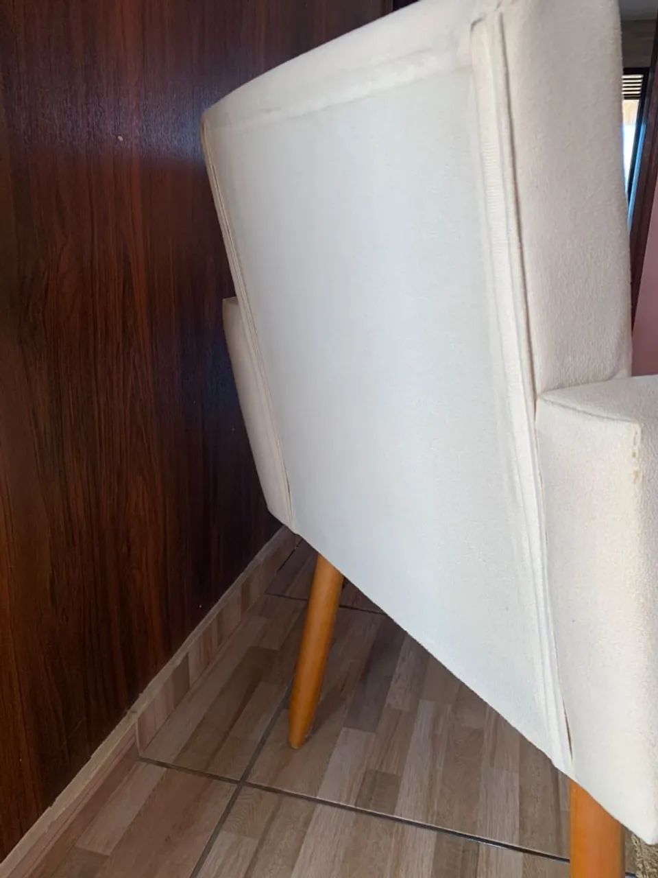 Cadeira Poltrona beji - Foto 5