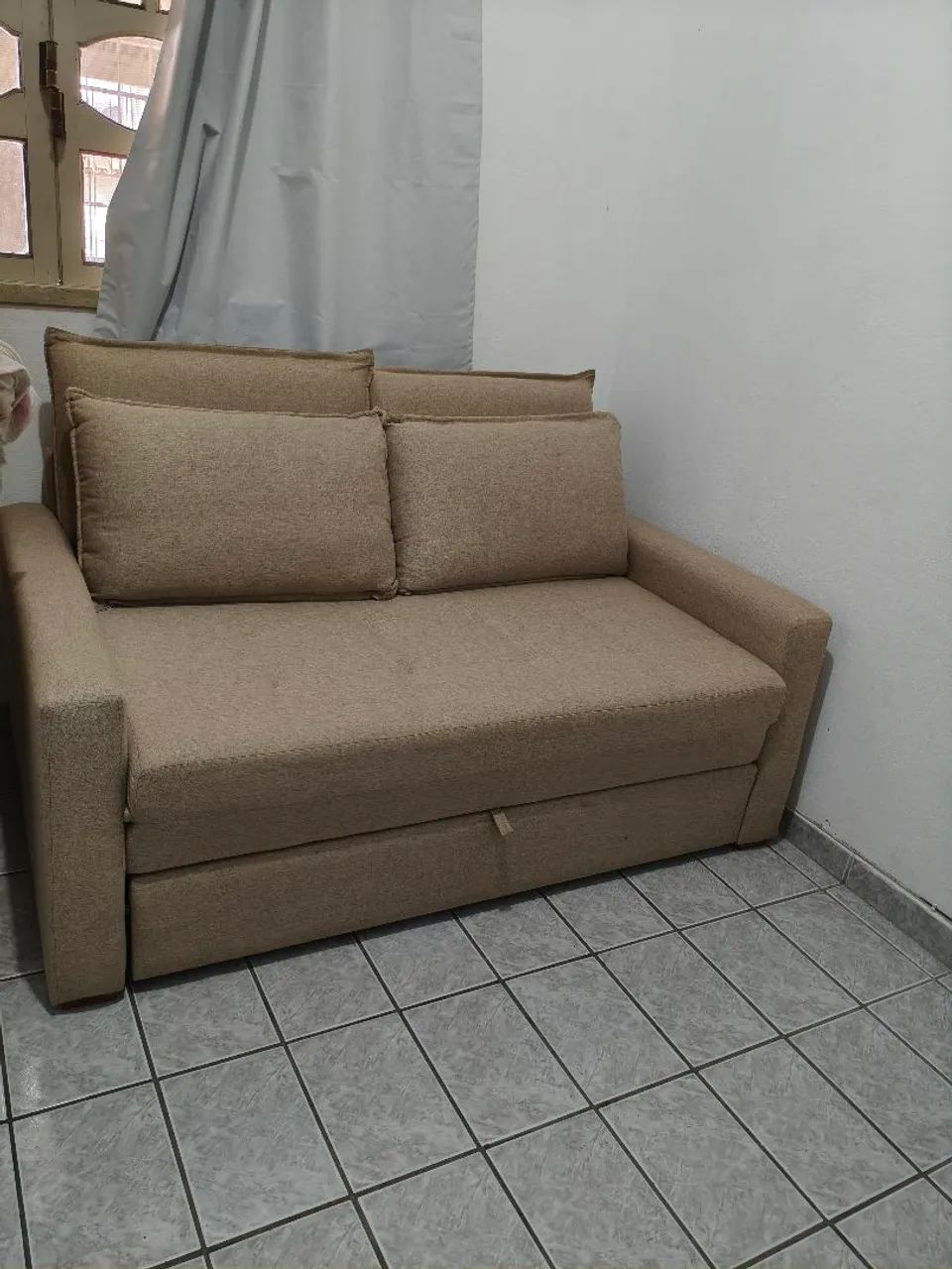 sofá cama usado em bom estado de conservação  - Foto 2