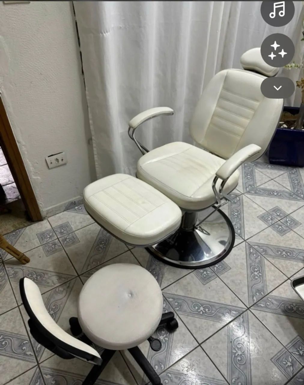 Cadeira  para  estética  