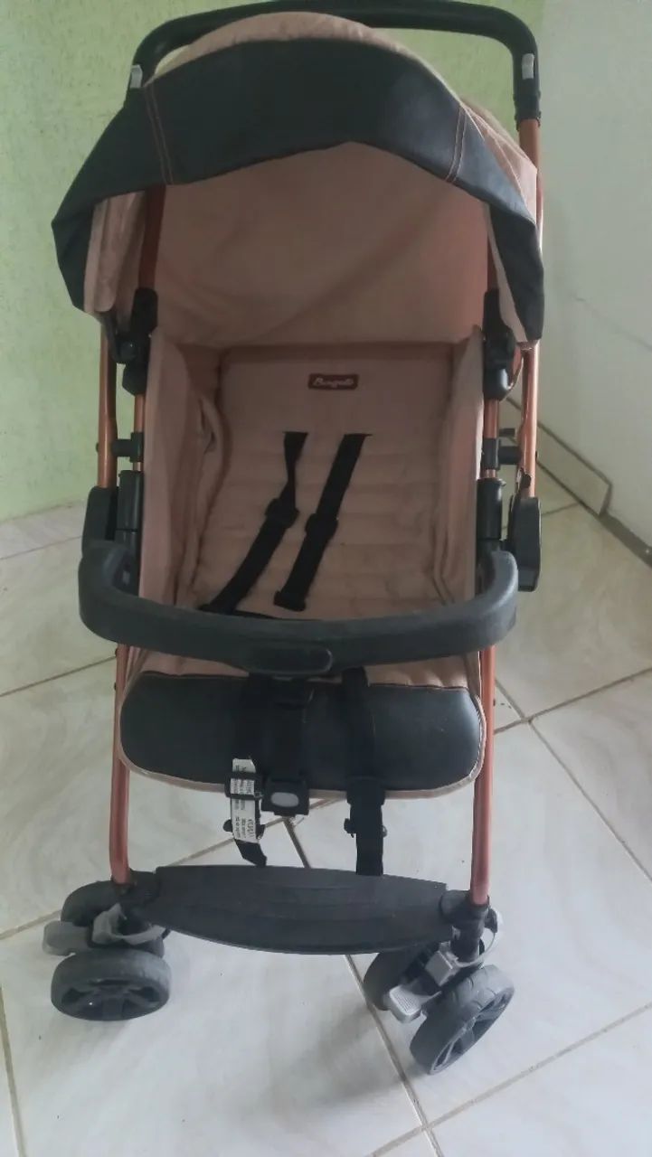 Carrinho  com  bebê conforto   - Foto 3