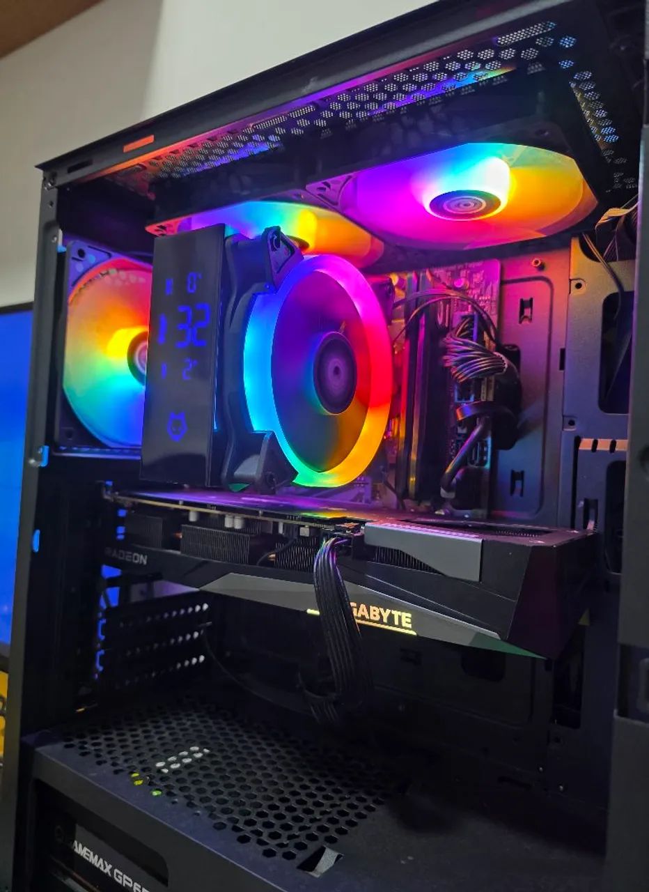 PC GAMER RX 7600/ i5 12400/ Ssd/ 16GB (ACEITO TROCA EM PS5) - Foto 4