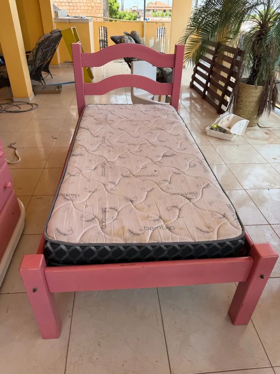Cama de solteiro com colchão (completa) - Foto 2