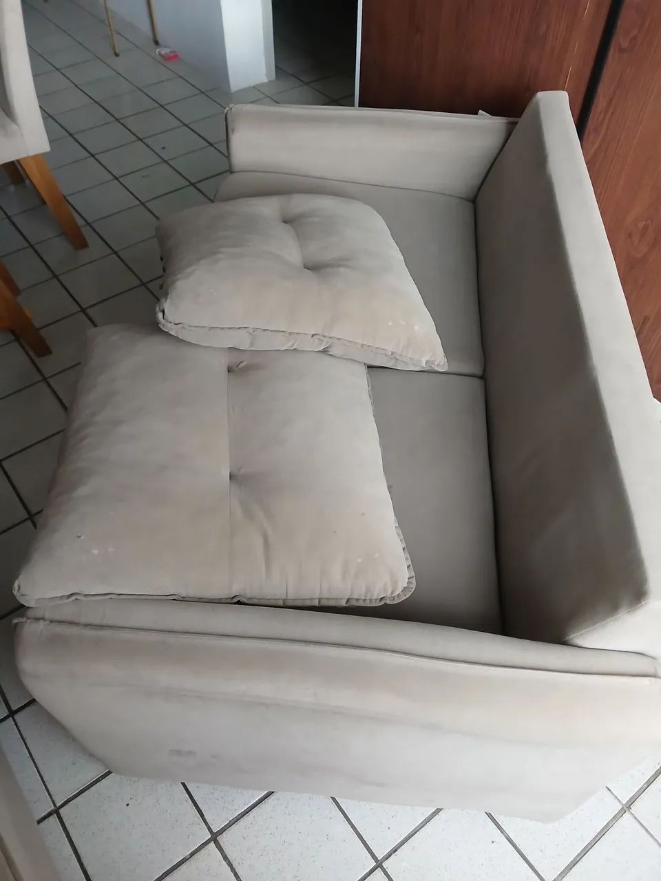 Sofá 1,50m camurça  - Foto 4