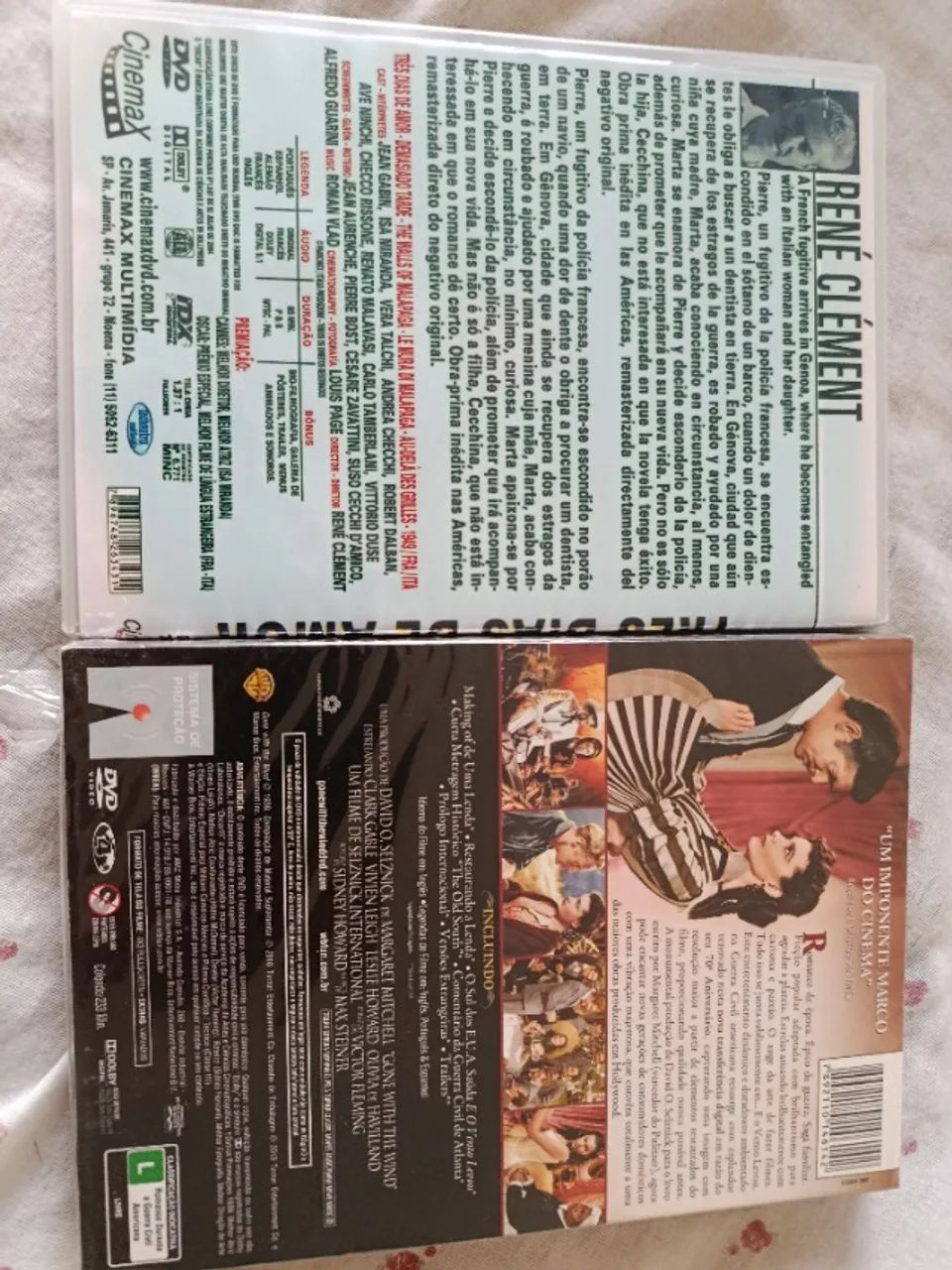 Dvds E o Vento levou e 3 dias de Amor  - Foto 2