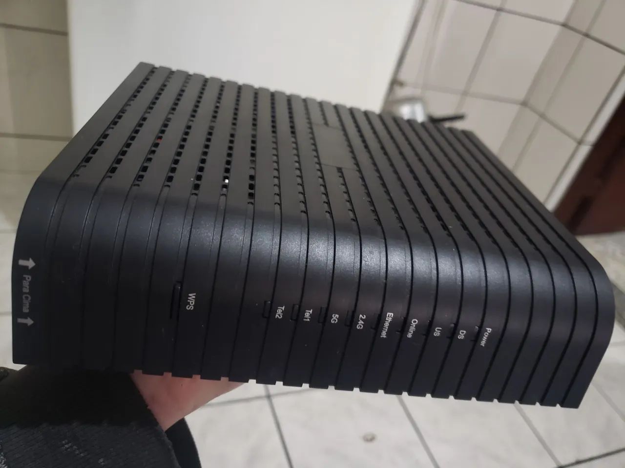 Modem roteador novo funcionando