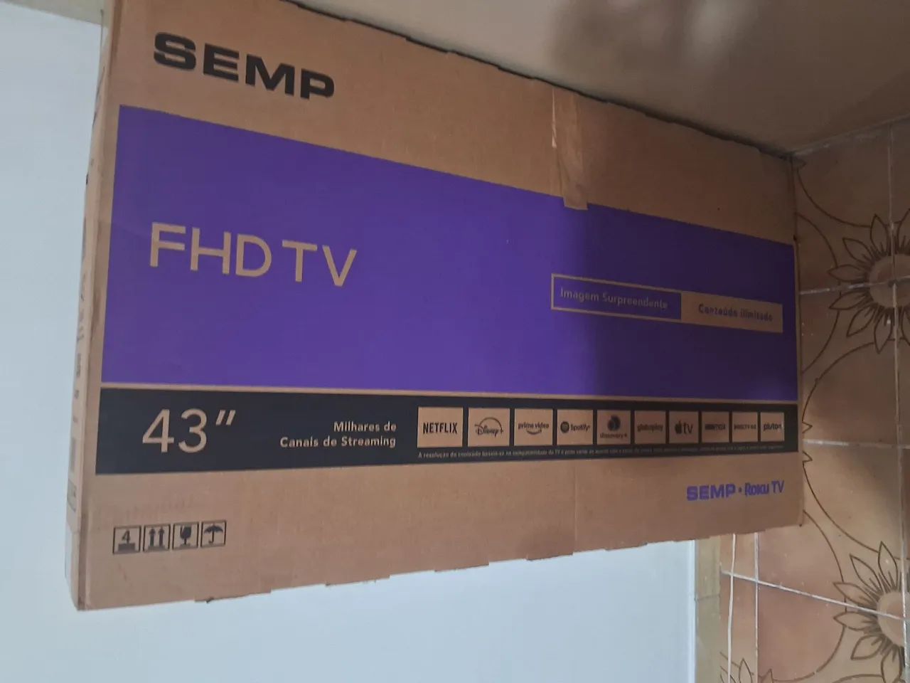 Tv 43 polegadas smart HDMI TV Semp Roku - Foto 5