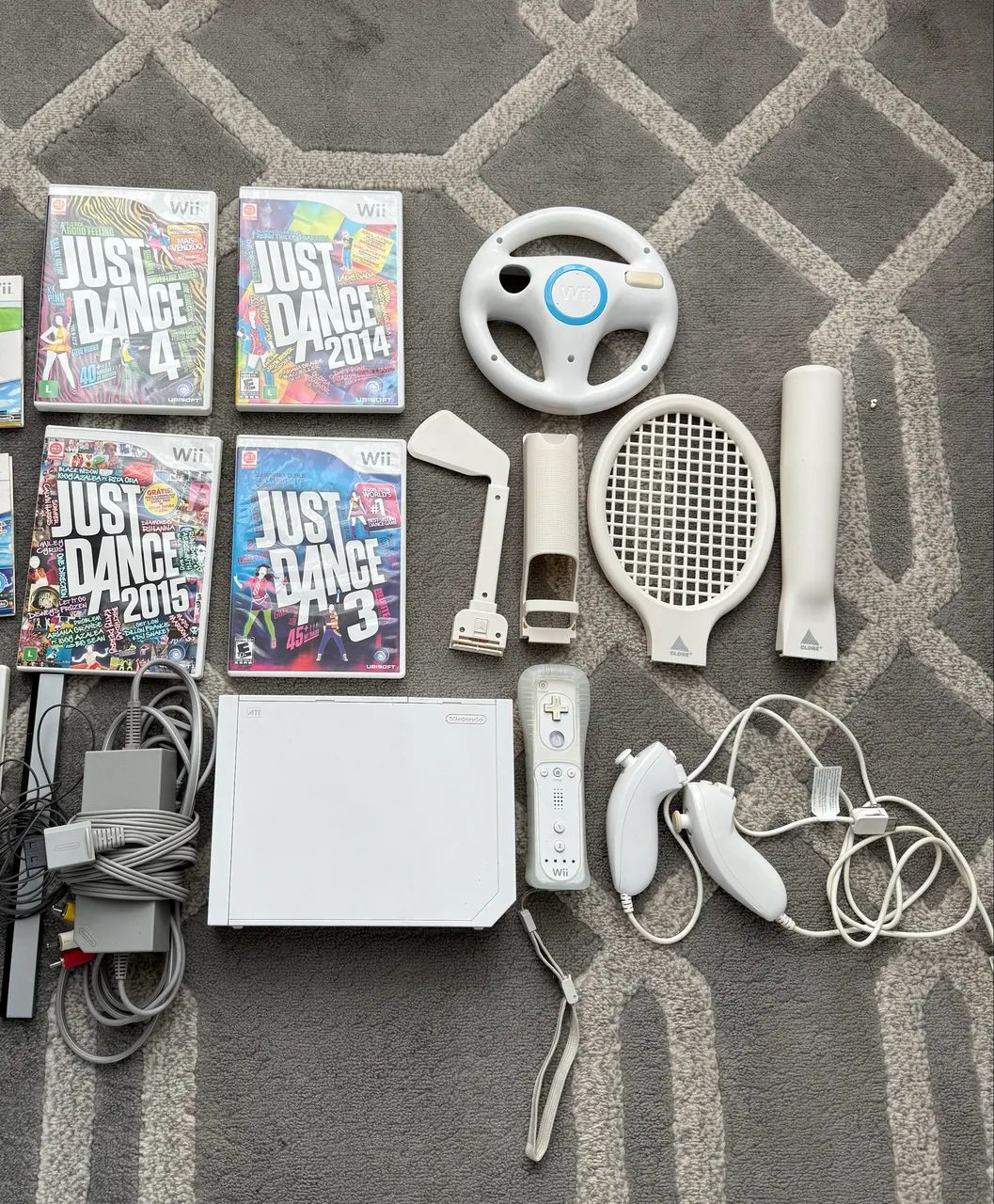 Nintendo Wii Original com jogos e acessórios 
