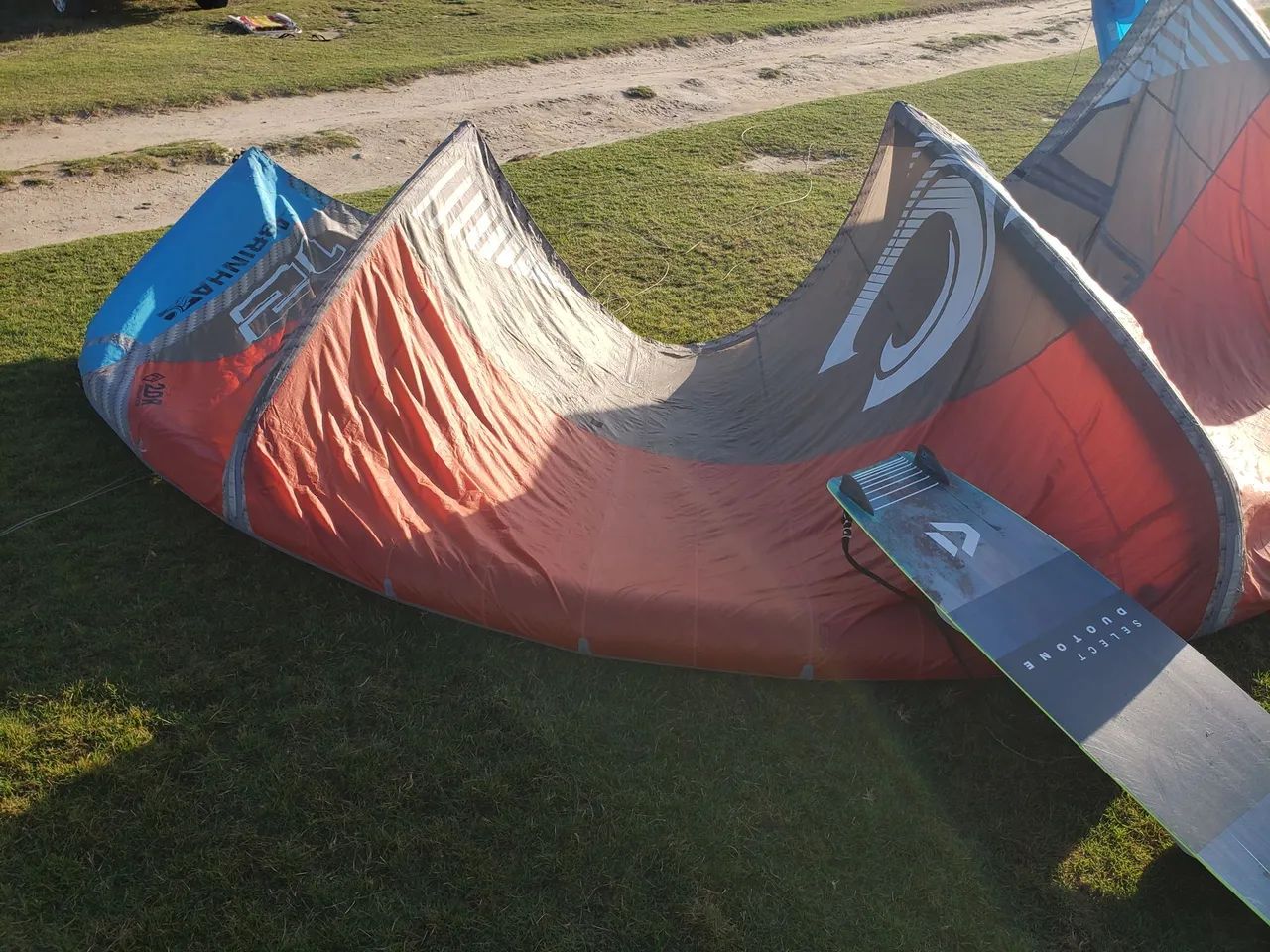 Kite cabrinha Fx 12 + barra e bolsa pronto para velejar. - Foto 3
