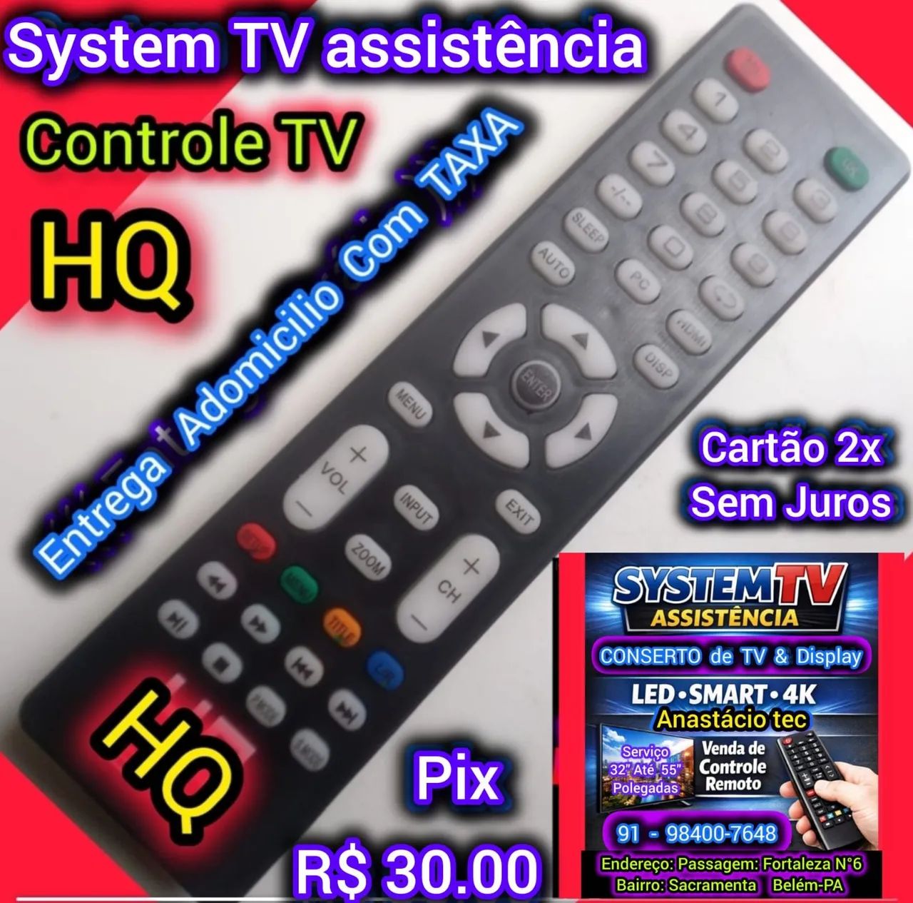 Controle TV HQ