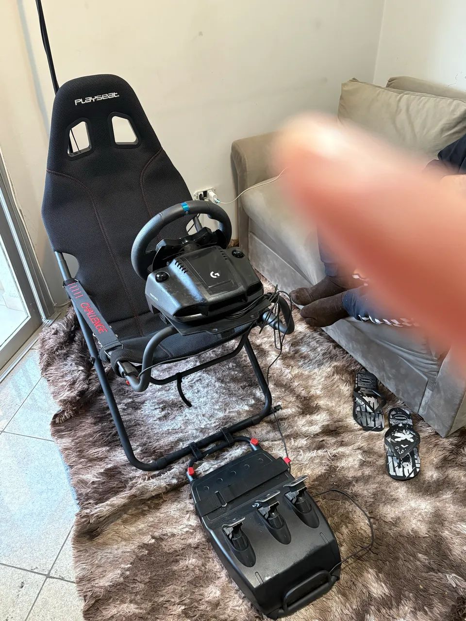 Playseat Challenge + Volante Logitech XBOX 