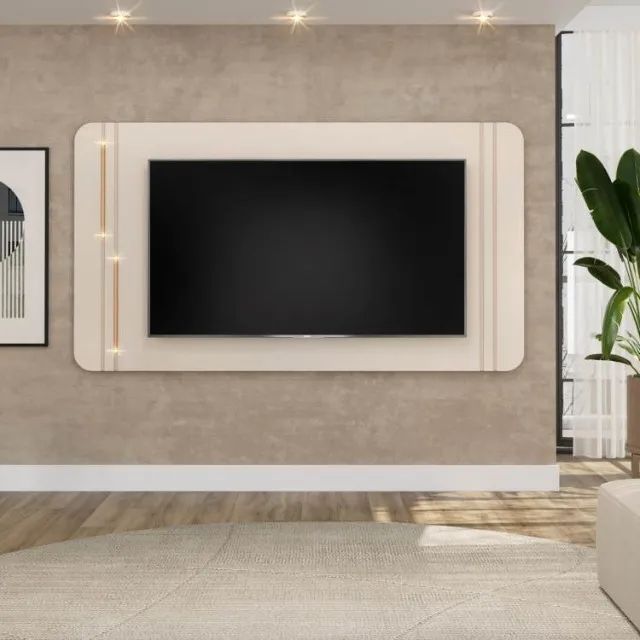 Painel Ariana  Off White - Entrega Rápida!