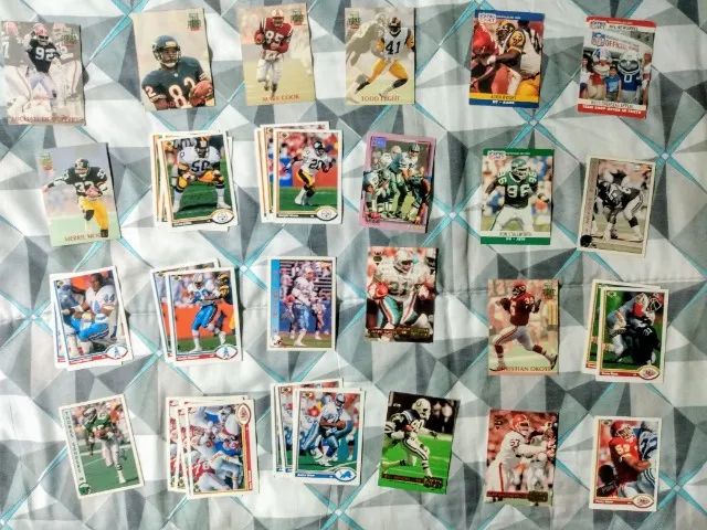 38 Cards NFL - anos 90 - Frete Grátis