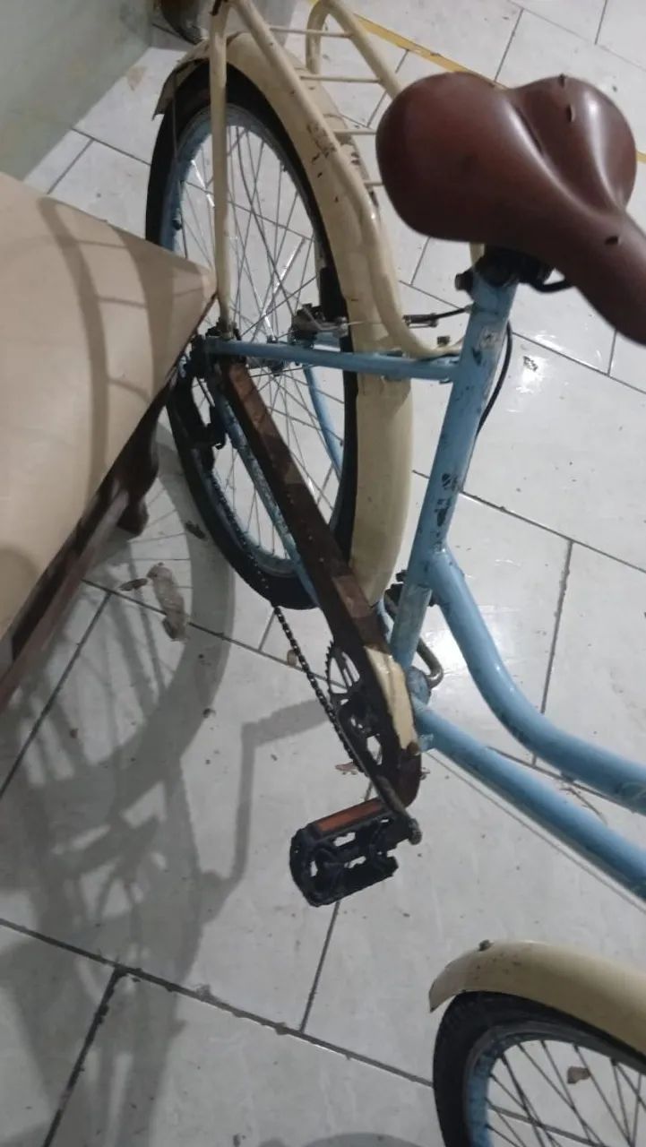 Bicicleta passeio vintage aro 26 - Foto 5