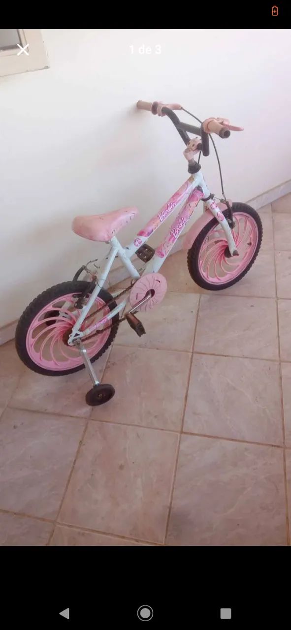 Bicicleta aro 16, só pegar e andar.