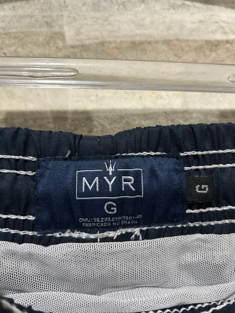 Short moda praia azul Myr G - Foto 5