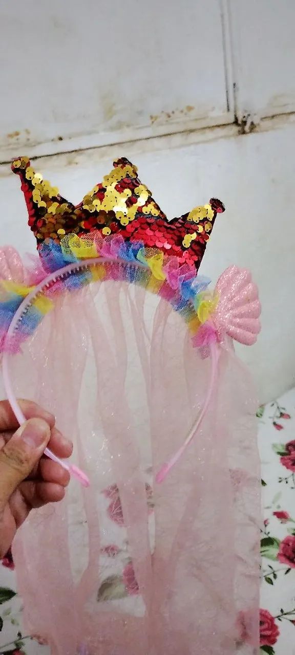 Tiara de Carnaval menina 