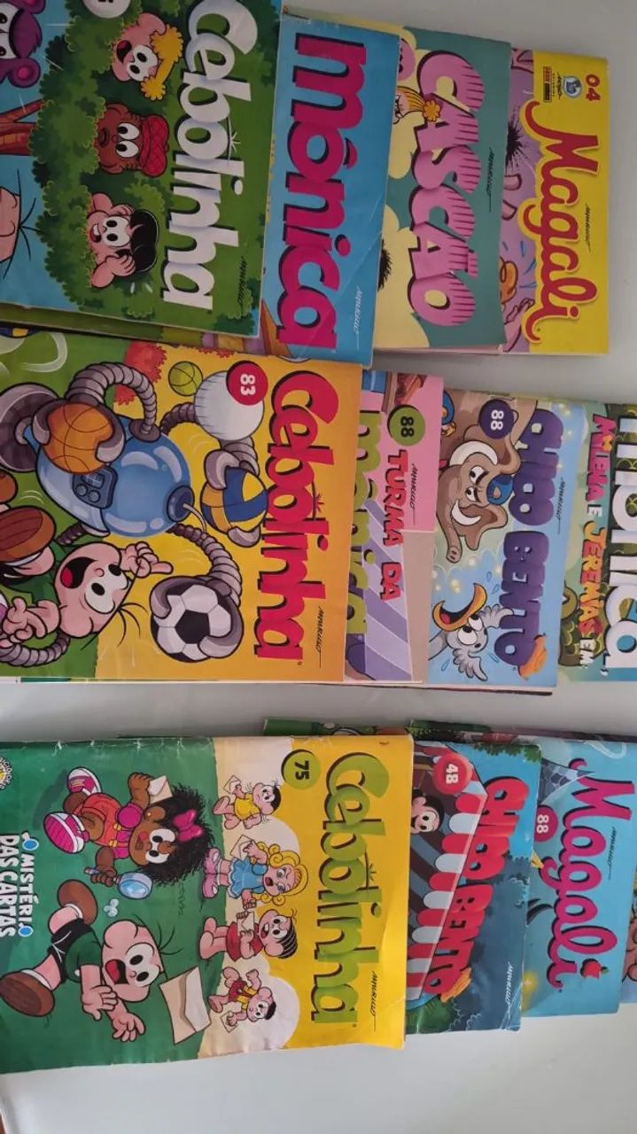 Vendo gibis turma da Mônica 