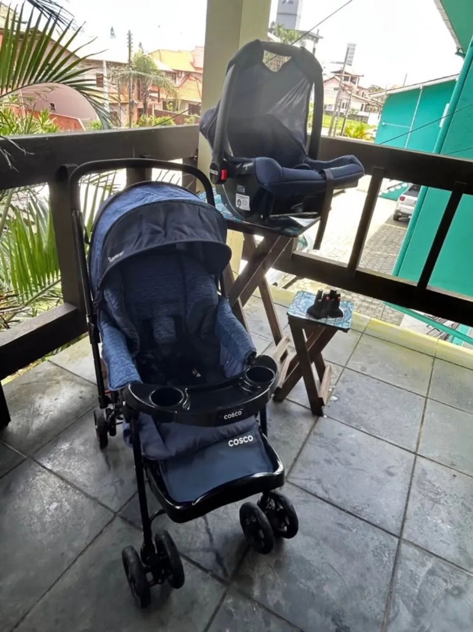 Carrinho Cosco com bebe conforto reverse system 3.0 - Foto 4
