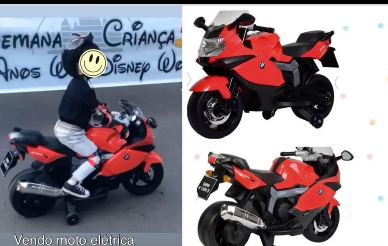 Moto infantil Elétrica BMW
