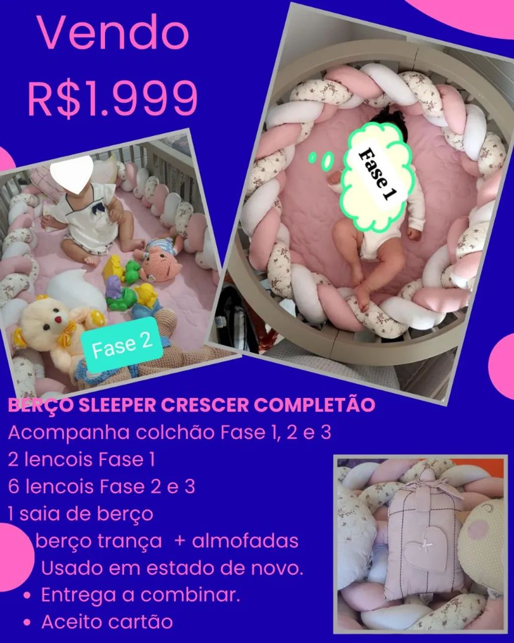 Berço Sleeper Completão! - Foto 2