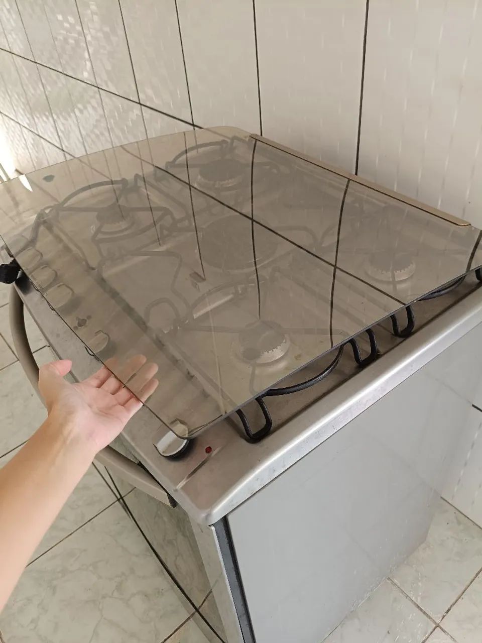 Fogão Electrolux 5 bocas - usado - Foto 4